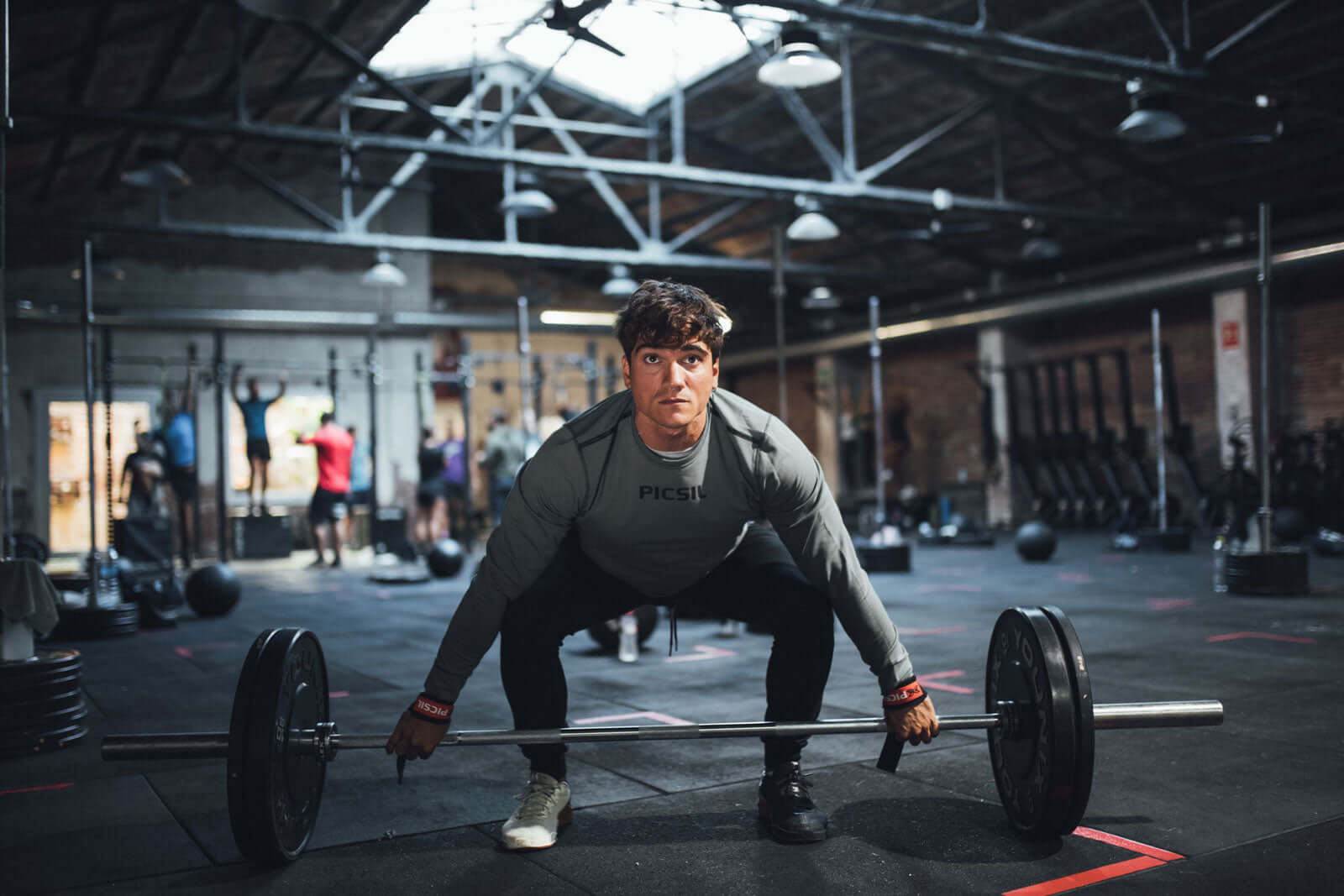 EMOM Fitness Portachiavi A Disco Peso 45 Libbre, Rosso, In Gomma Resistente, Per Appassionati Di Palestra