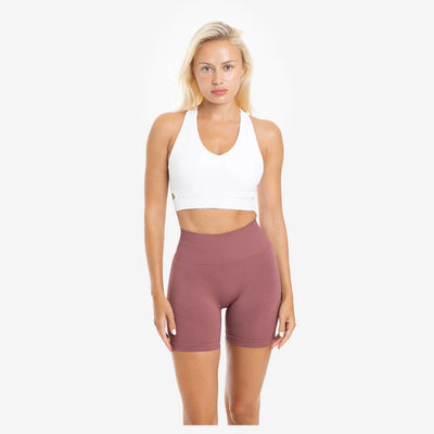 Reggiseno Sportivo Tank con Scollo a V Senza Cuciture