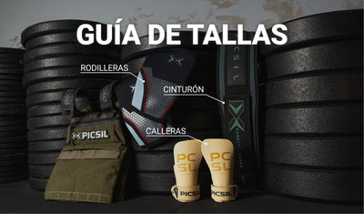 Guía de tallas PICSIL: cómo elegir cinturones, calleras y rodilleras