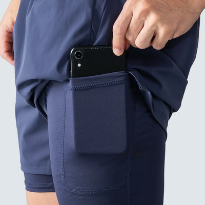 Shorts 2 en 1 Uomo Performance AW25 