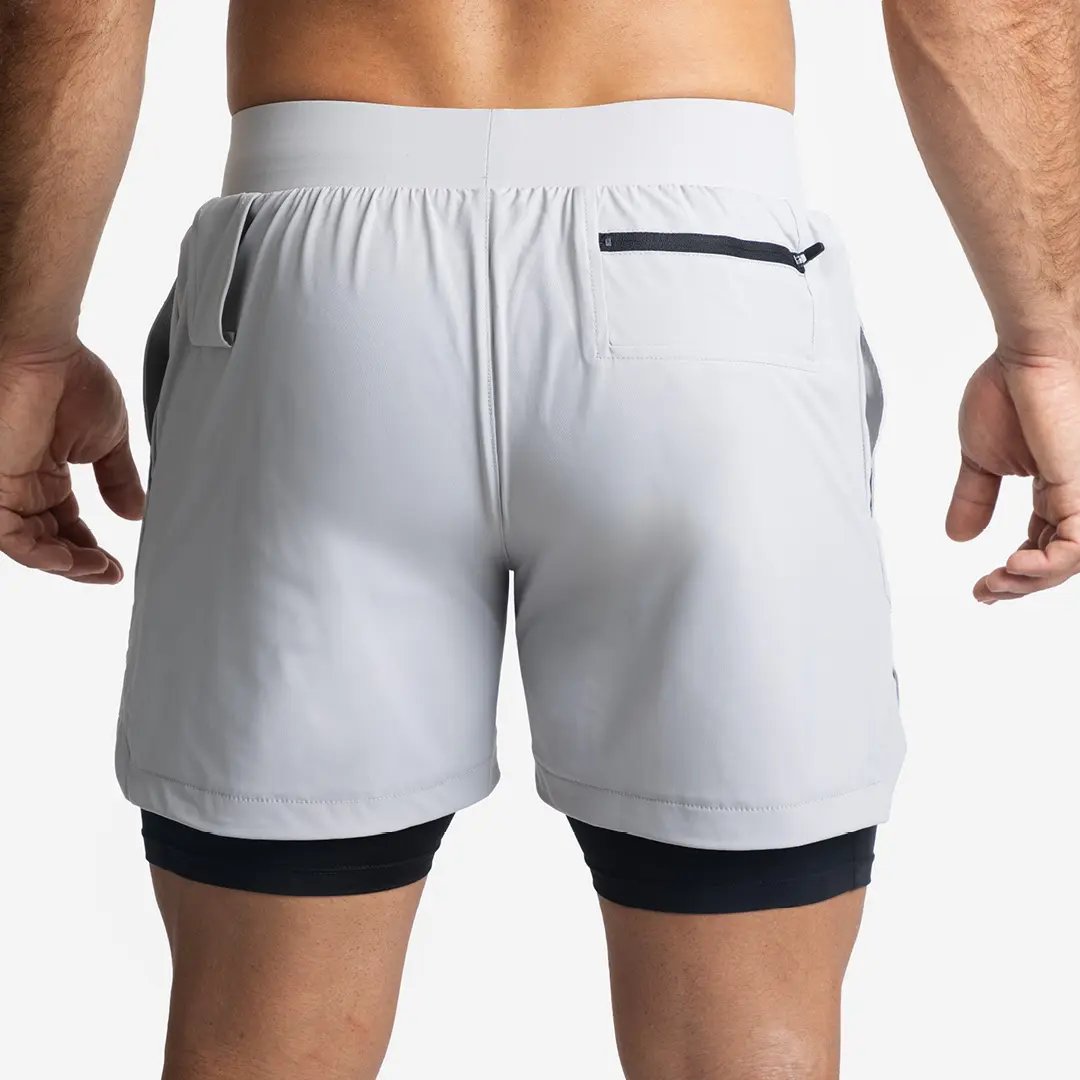 Shorts con mesh di compressione 2 in 1 uomo Premium