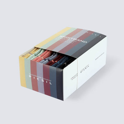 Confezione da 7 Polsini Sportivi Lunghi 