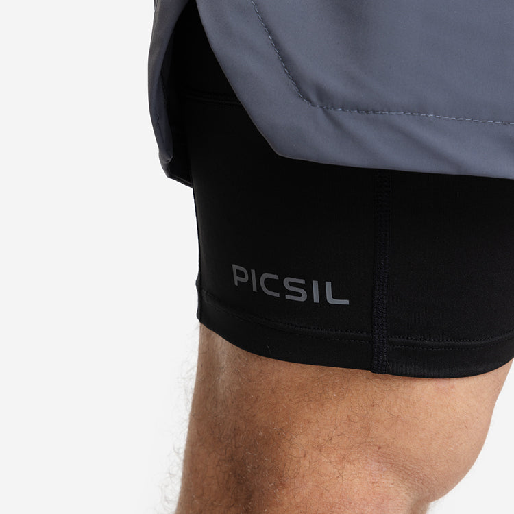 Shorts con mesh di compressione 2 in 1 uomo Premium