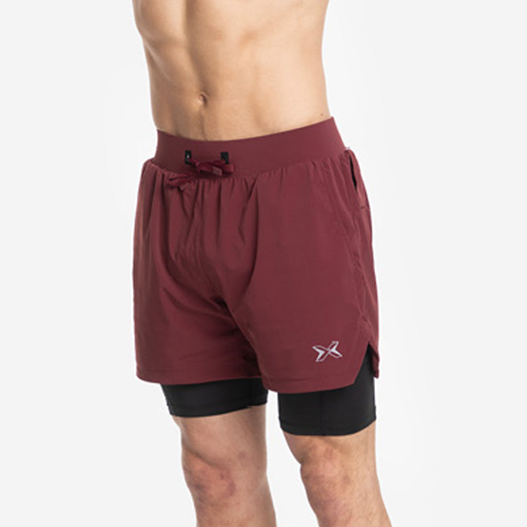 Shorts con mesh di compressione 2 in 1 uomo Premium