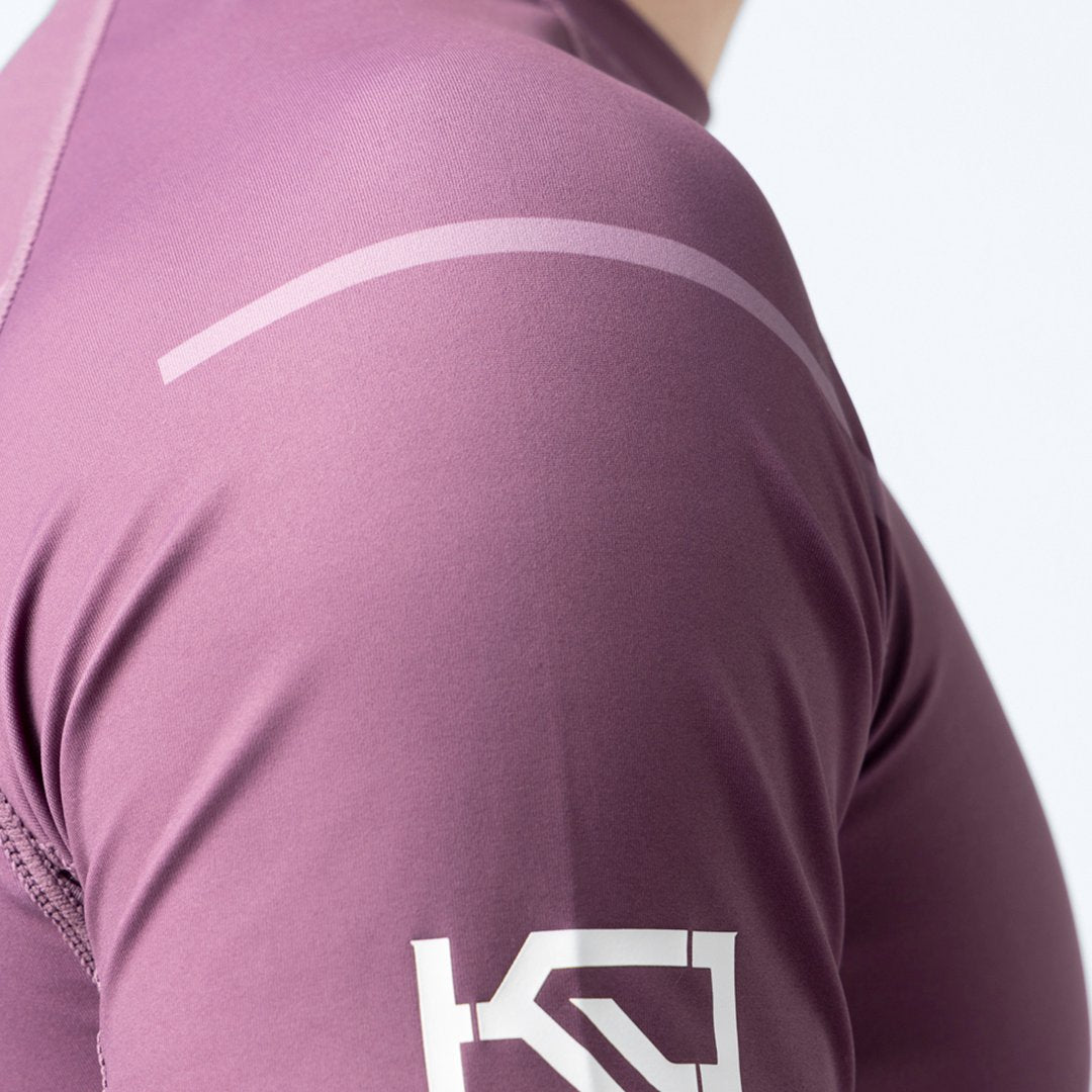 Maglietta rashguard a manica corta KOMBAT Kobalt per uomo 