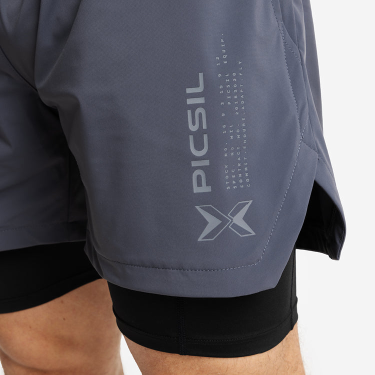 Shorts con mesh di compressione 2 in 1 uomo Premium