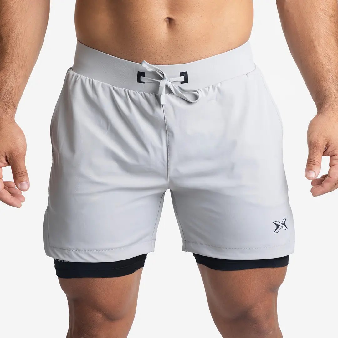 Shorts con mesh di compressione 2 in 1 uomo Premium