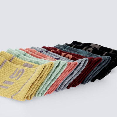 Confezione da 7 Polsini Sportivi Lunghi 