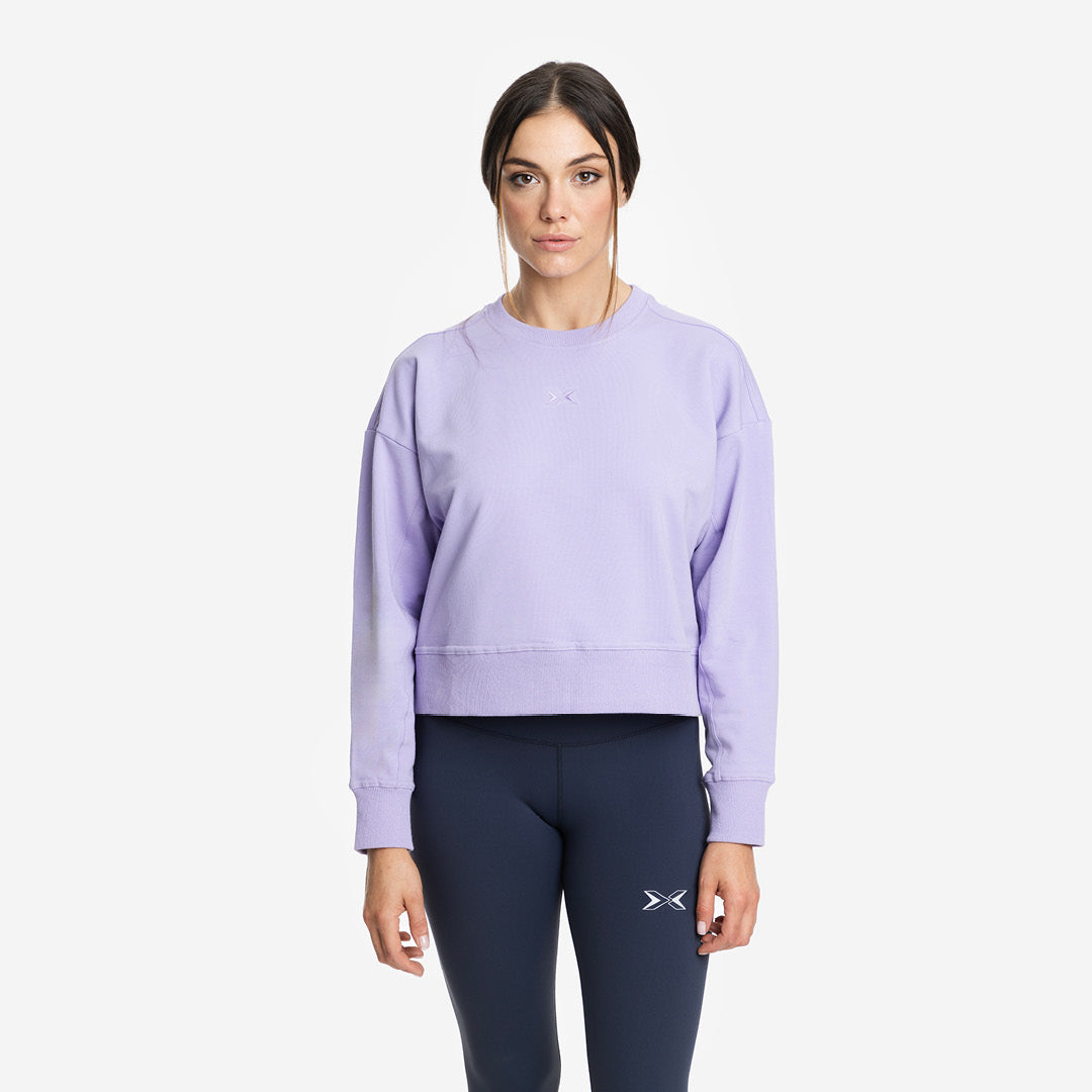 Sudadera Mujer crop Jersey stretch