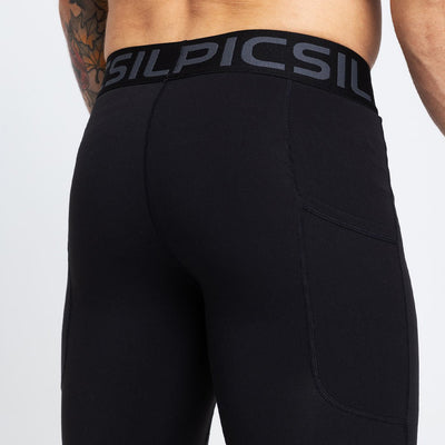 Leggings Premium Uomo Nero 